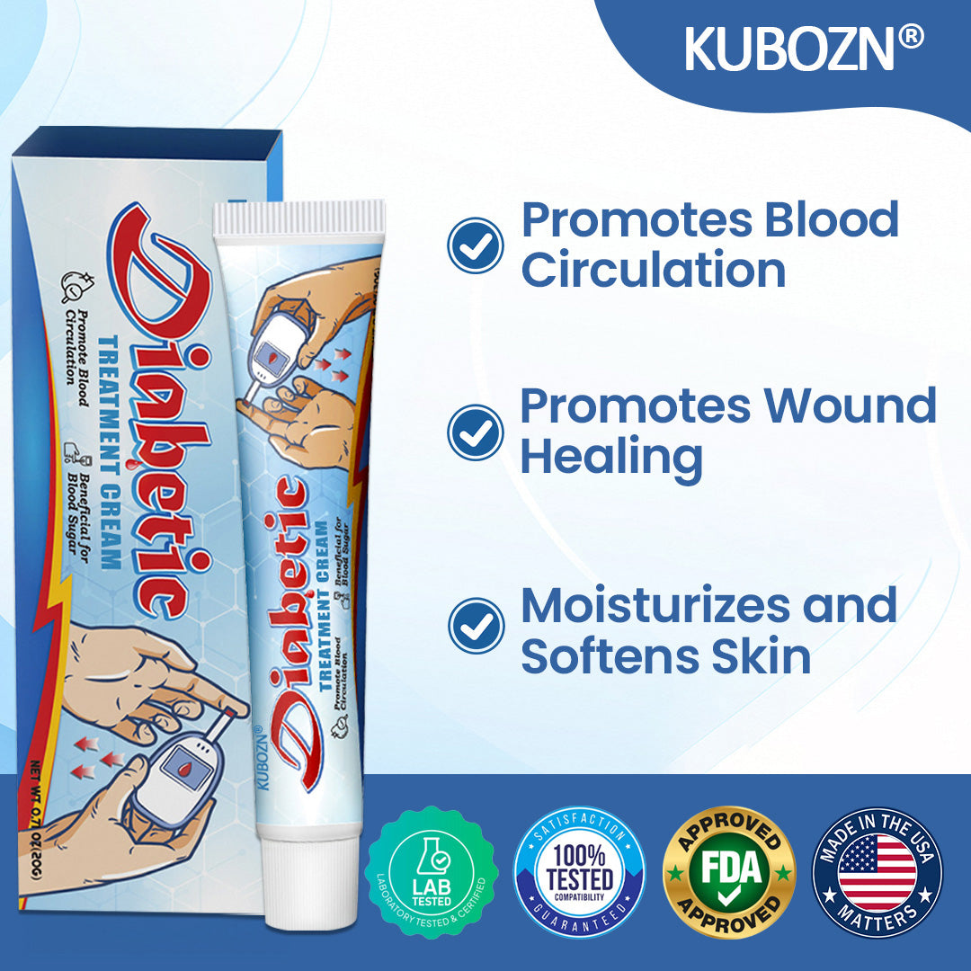 KUBOZN® VitaGluco Diabetes Treatment Cream✅ Heal Diabetic Wounds Faster & Safer