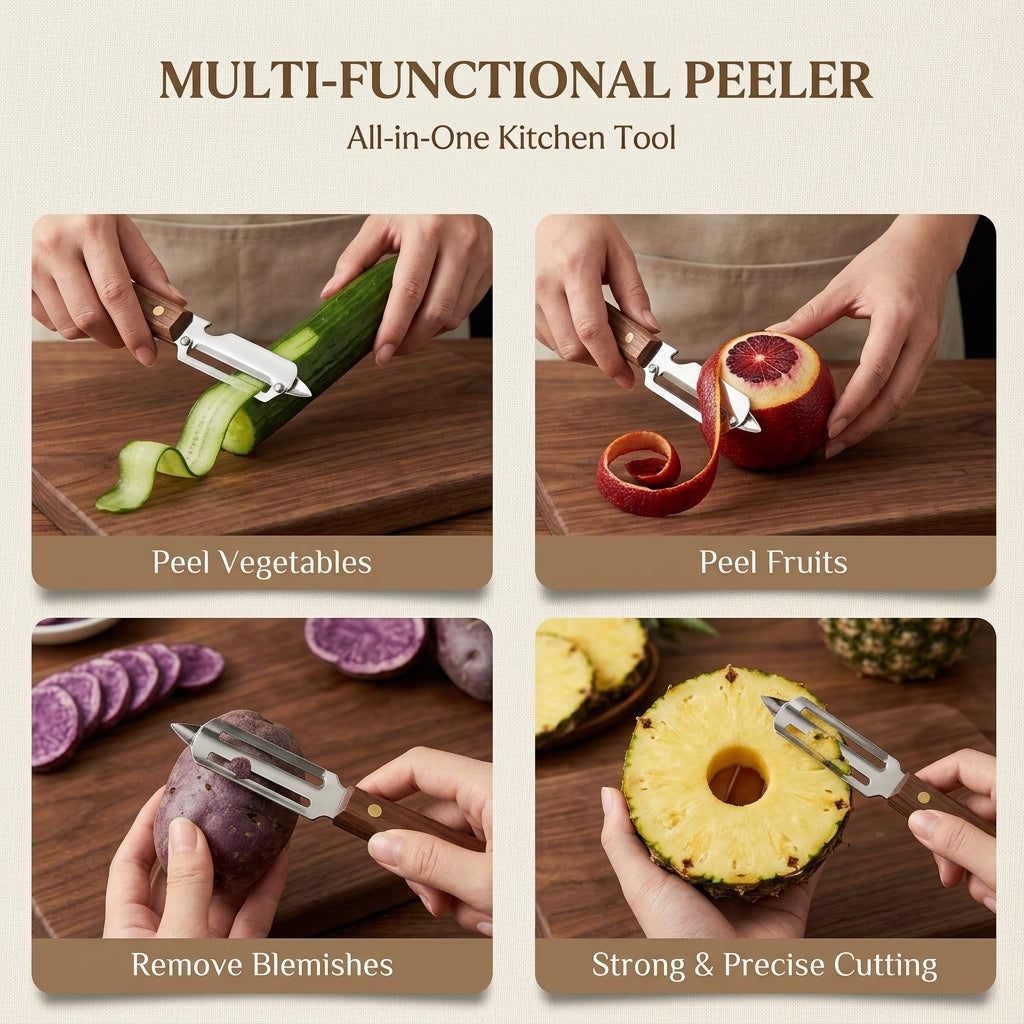 Daba™ Everyday Pro Peeler — A Smarter, Sharper Tool for Effortless Kitchen Prep