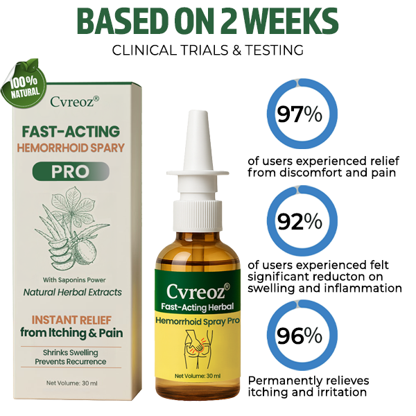 Cvreoz® Fast-Acting Herbal Hemorrhoid Spray Pro offer