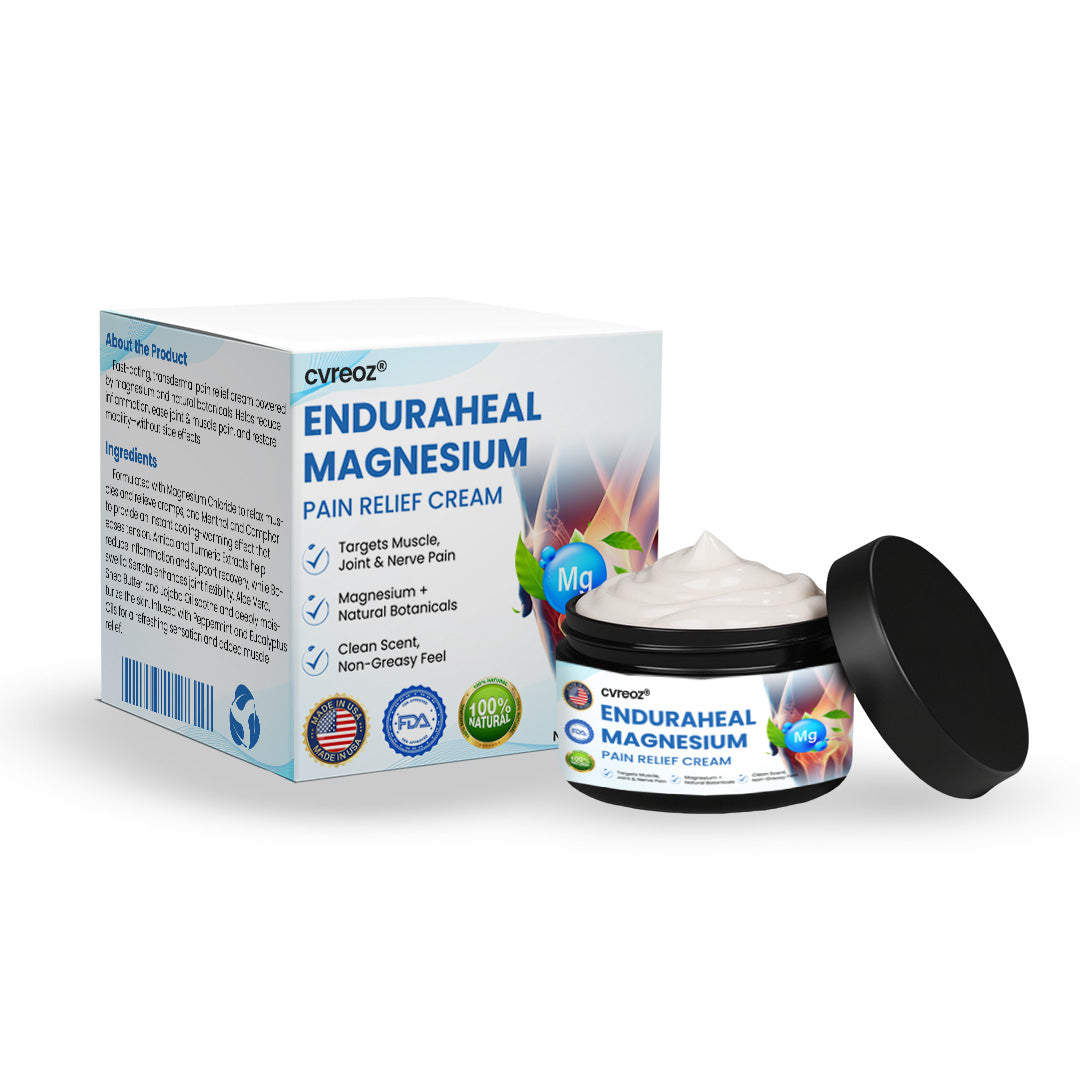 Cvreoz® EnduraHeal Magnesium Pain Relief Cream (Treats Arthritis, Neuropathy, Rheumatism, Sports Injuries & More)