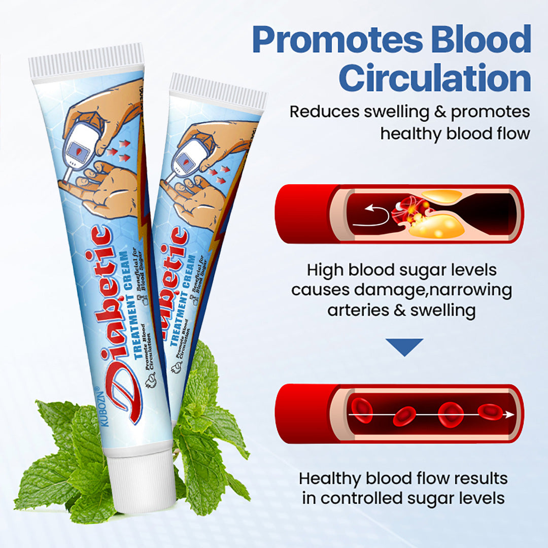 KUBOZN® VitaGluco Diabetes Treatment Cream✅ Heal Diabetic Wounds Faster & Safer
