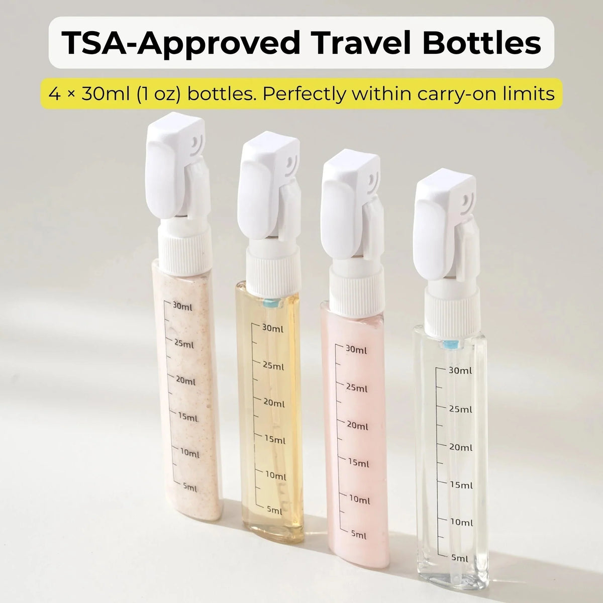 Daba™ 4-in-1 Travel Dispenser Bottle
