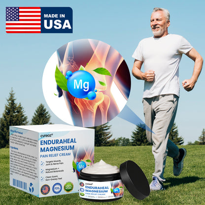 Cvreoz® EnduraHeal Magnesium Pain Relief Cream (Treats Arthritis, Neuropathy, Rheumatism, Sports Injuries & More)