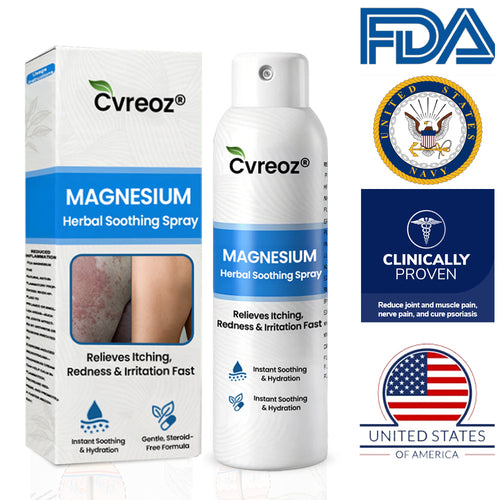 ✅  Official Store: Cvreoz® Magnesium Herbal Psoriasis Spray ⚕️ FDA Certified