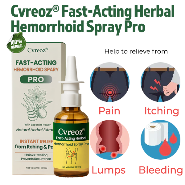 Cvreoz® Fast-Acting Herbal Hemorrhoid Spray Pro offer
