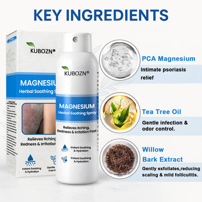 FDA Certified⚕️ KUBOZN® Magnesium Herbal Psoriasis Spray ⚡3-MINUTE RELIEF