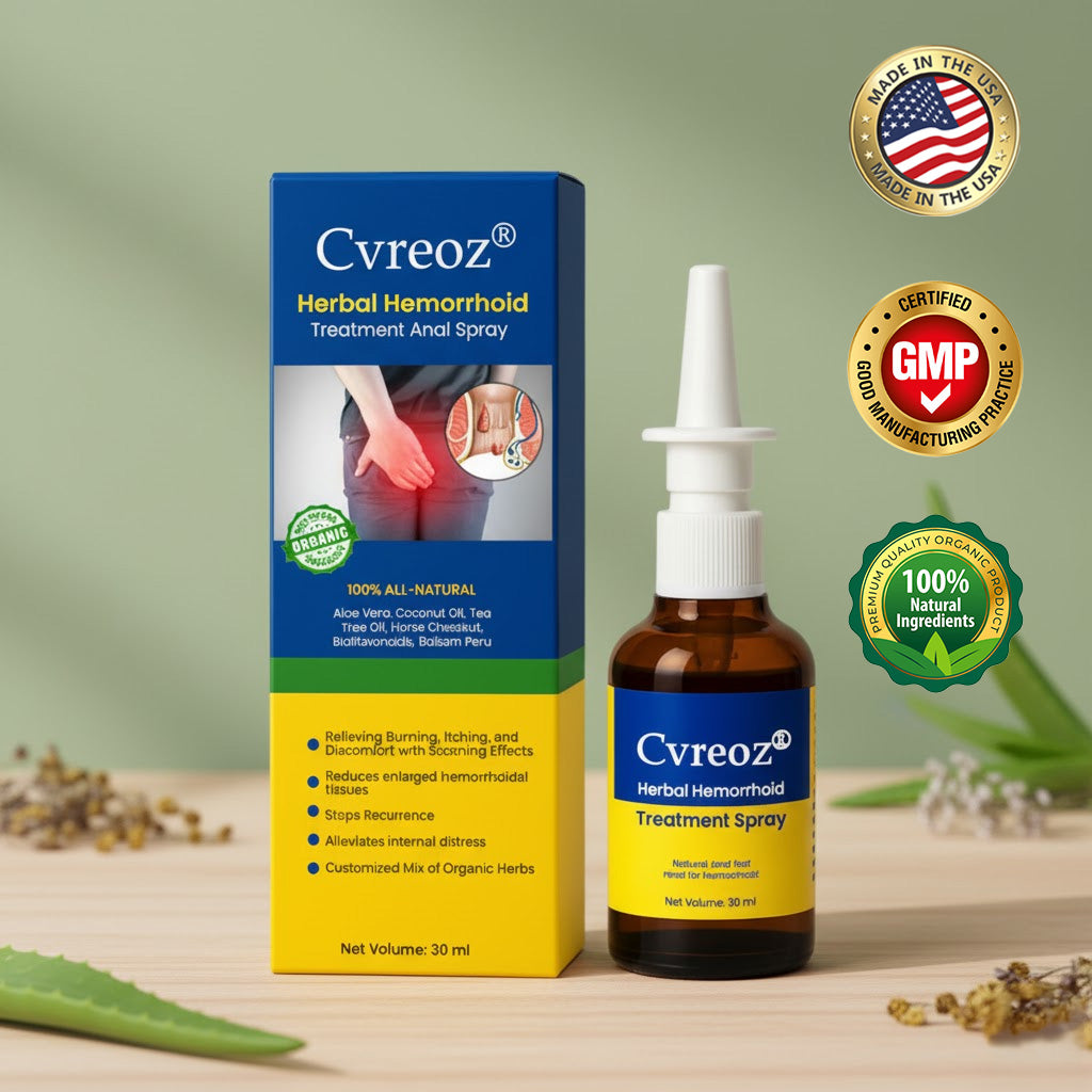 Cvreoz® Herbal Hemorrhoid Treatment Anal Spray Pro