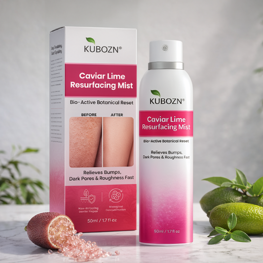 KUBOZN® BIO-GLOSS™-Caviar Lime Resurfacing Mist-The 7-Day "Bio-Polished" Transformation