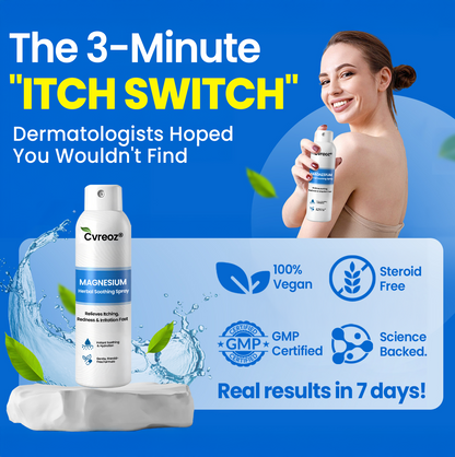 ✅  Official Store: Cvreoz® Magnesium Herbal Psoriasis Spray ⚕️ FDA Certified