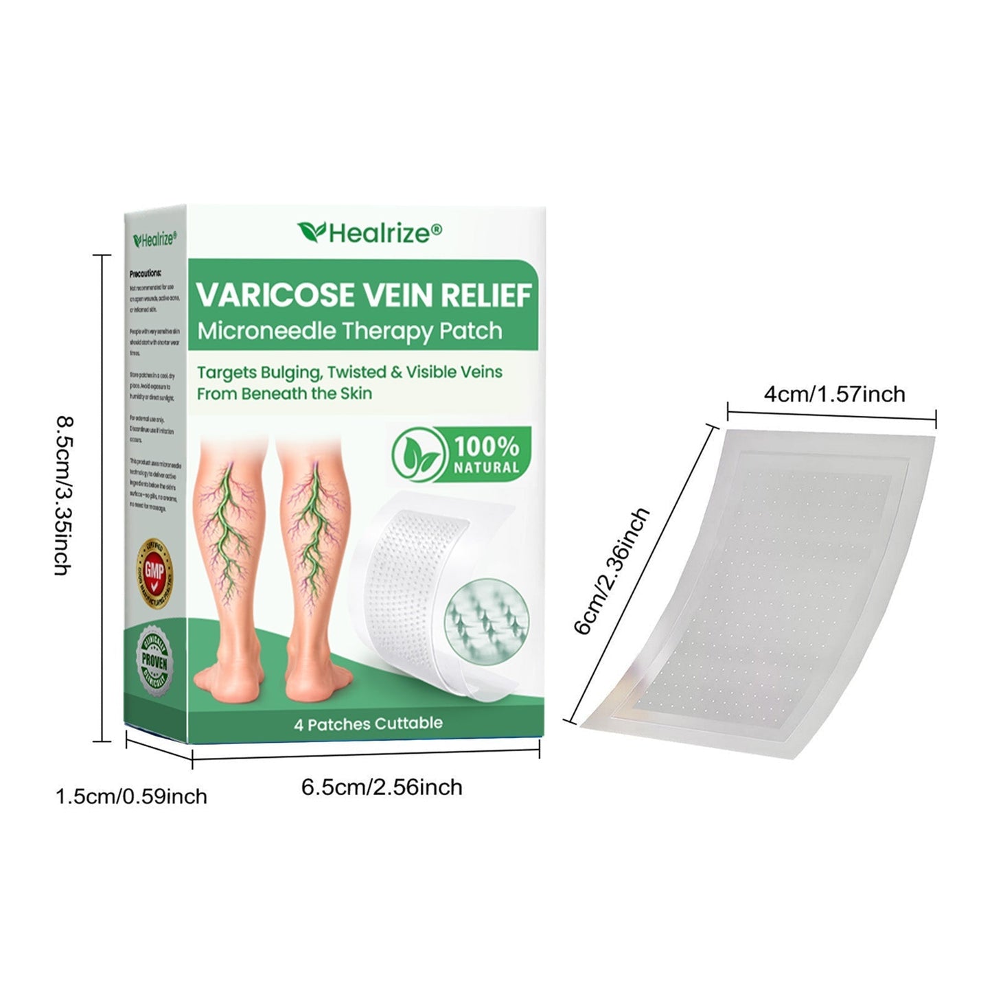 👨‍⚕️🔥Healrize® VeinEase Microneedle Care Patch(offer)