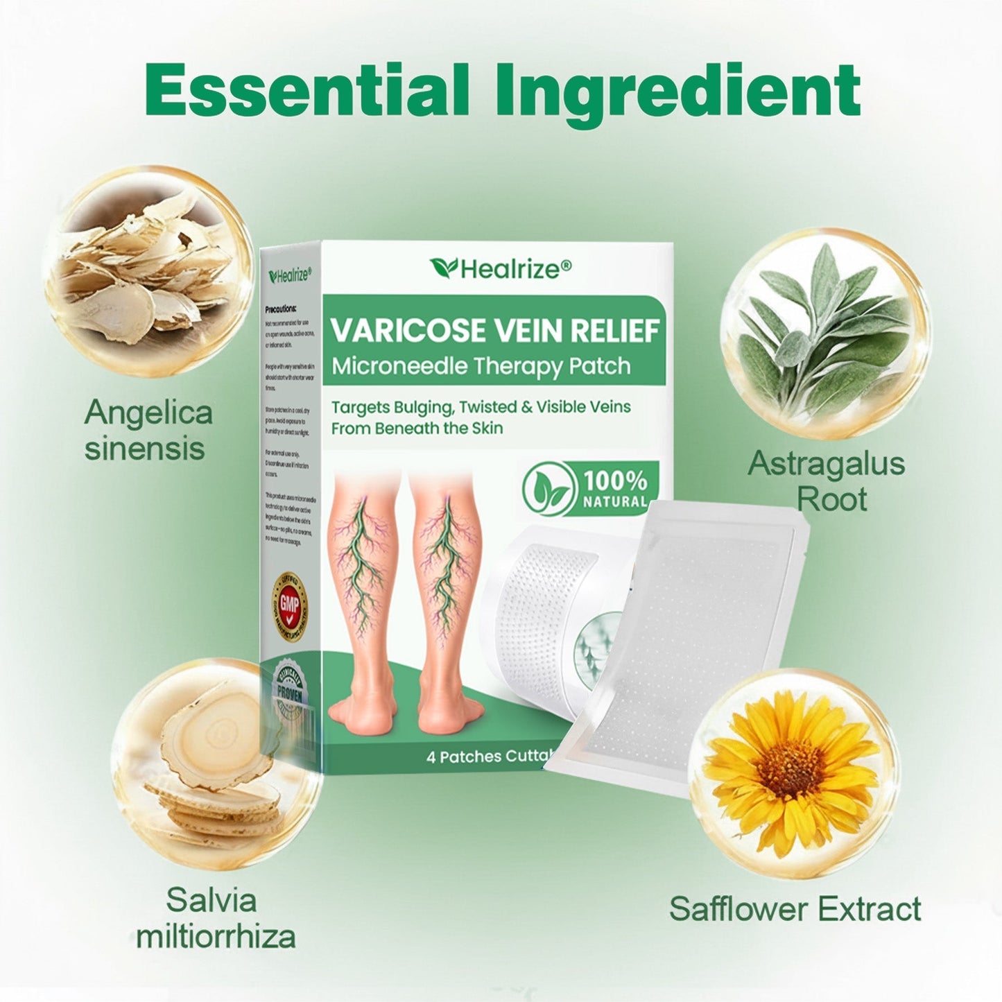 👨‍⚕️🔥Healrize® VeinEase Microneedle Care Patch(offer)