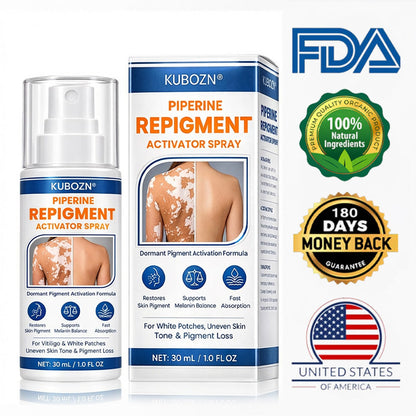 ⚡KUBOZN® Piperine Repigment Activator Spray to Reactivate Dormant Pigment Cells & Restore Natural Skin Color