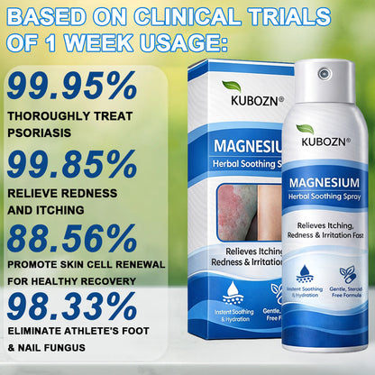 𝗢𝗳𝗳𝗶𝗰𝗶𝗮𝗹 𝗦𝘁𝗼𝗿𝗲 | FDA Certified⚕️ KUBOZN® Magnesium Herbal Psoriasis Spray ⚡3-MINUTE RELIEF