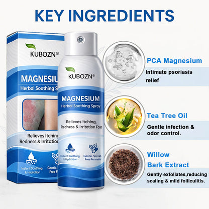 𝗢𝗳𝗳𝗶𝗰𝗶𝗮𝗹 𝗦𝘁𝗼𝗿𝗲 | FDA Certified⚕️ KUBOZN® Magnesium Herbal Psoriasis Spray ⚡3-MINUTE RELIEF