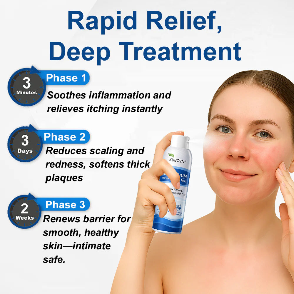 𝗢𝗳𝗳𝗶𝗰𝗶𝗮𝗹 𝗦𝘁𝗼𝗿𝗲 | FDA Certified⚕️ KUBOZN® Magnesium Herbal Psoriasis Spray ⚡3-MINUTE RELIEF