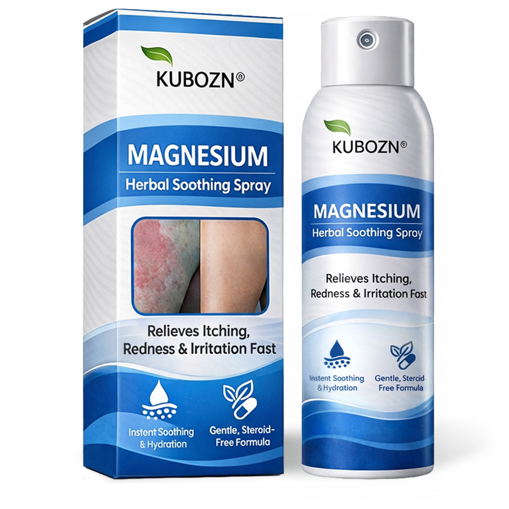 𝗢𝗳𝗳𝗶𝗰𝗶𝗮𝗹 𝗦𝘁𝗼𝗿𝗲 | FDA Certified⚕️ KUBOZN® Magnesium Herbal Psoriasis Spray ⚡3-MINUTE RELIEF